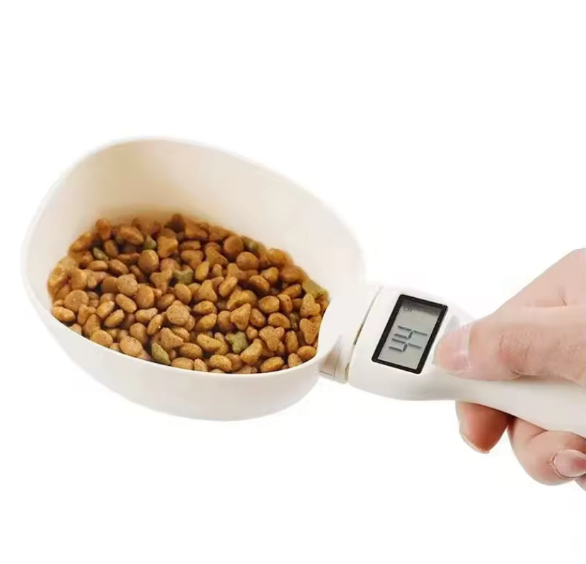 Cuchara Medidora Digital para Mascotas | Báscula Precisa para Comida de Perros y Gatos.