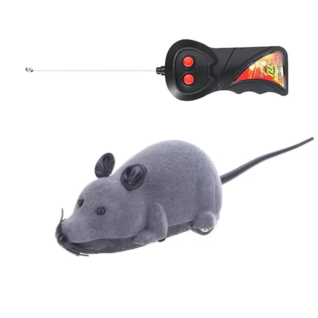 Juguete Ratón a Control Remoto para Gatos y Perros | Inalámbrico, Multicolor, Interactivo.