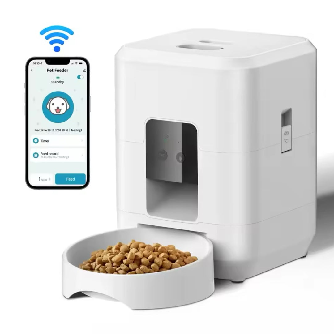 Comedero Automático Inteligente para Mascotas 2L | Control por App, Alimento Seco, Temporizado.