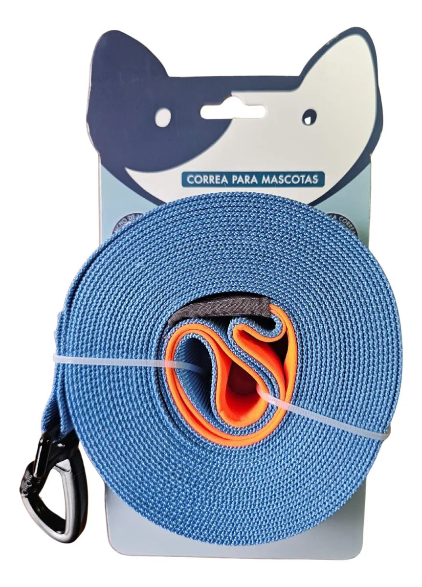Correa Larga Resistente para Perros con Acolchado | 6 m x 2,5 cm