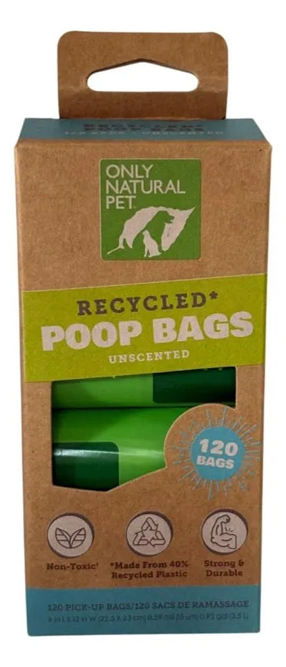 Bolsa de Desechos Ecológica para Mascotas | 8 Rollos (120 Bolsitas)