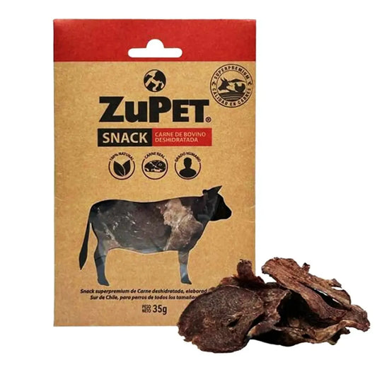 Zupet Snack Deshidratado de Bovino: El Premio 100% Natural, Sin Granos y Alto en Proteína para Perros