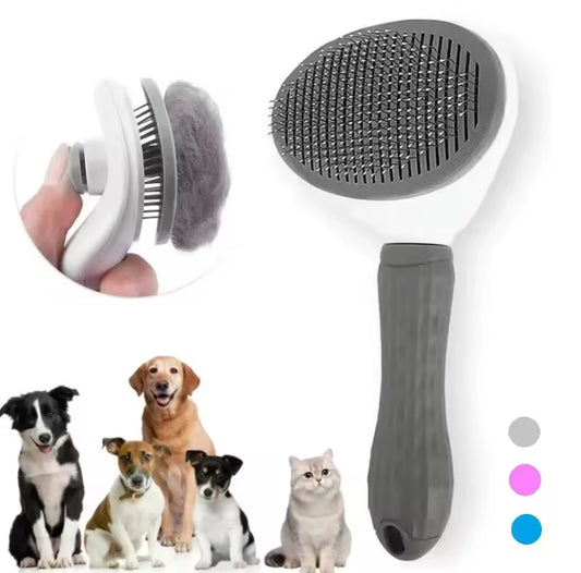 Cepillo Removedor de Pelo para Perros y Gatos | Autolimpiante, Masaje y Desenredado para Todo Tipo de Pelaje