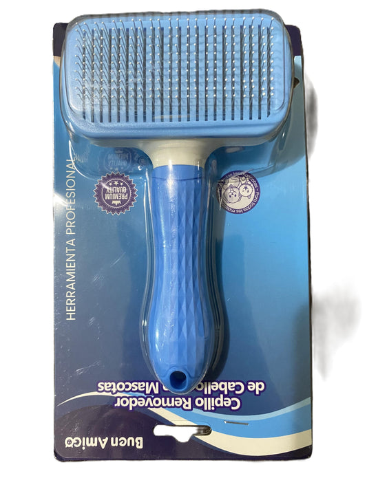 Cepillo delgado Quita Pelo Anti Estrés para Mascotas | Cuidado y Bienestar en Cada Pasada