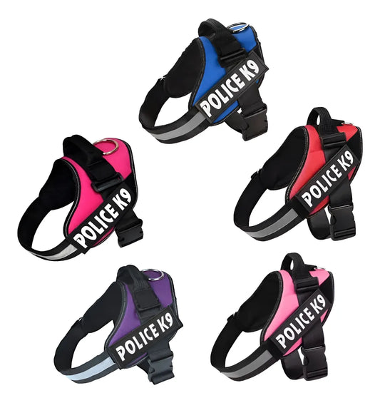 Arnés Police K9 Reforzado Para Perros S|M|L|XL|XXL