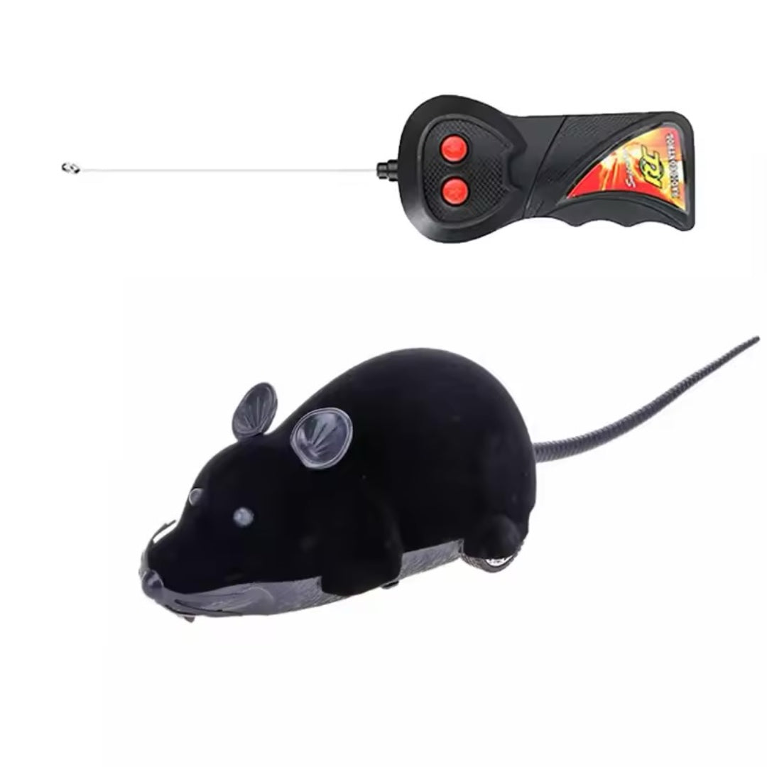 Juguete Ratón a Control Remoto para Gatos y Perros | Inalámbrico, Multicolor, Interactivo.