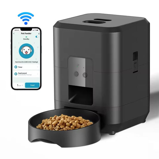 Comedero Automático Inteligente para Mascotas 2L | Control por App, Alimento Seco, Temporizado.